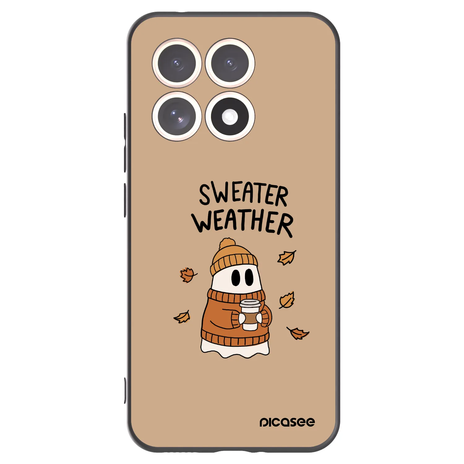 Picasee fekete szilikon tok az alábbi mobiltelefonokra Xiaomi 15T - Sweater ghost