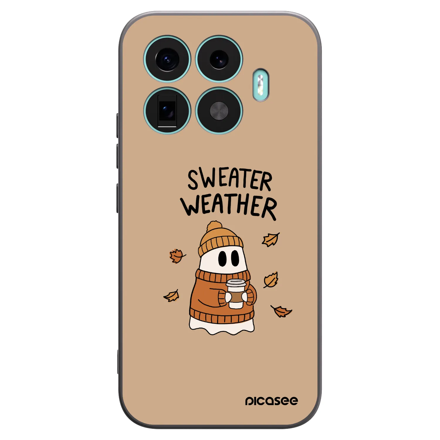 Picasee fekete szilikon tok az alábbi mobiltelefonokra Xiaomi 17T - Sweater ghost