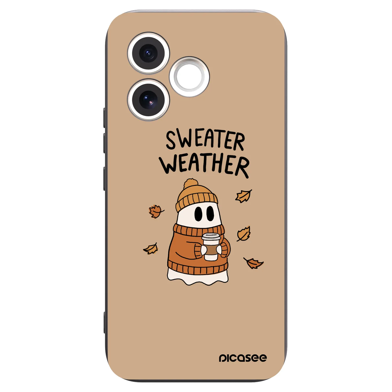 Picasee fekete szilikon tok az alábbi mobiltelefonokra Honor 600 Lite - Sweater ghost