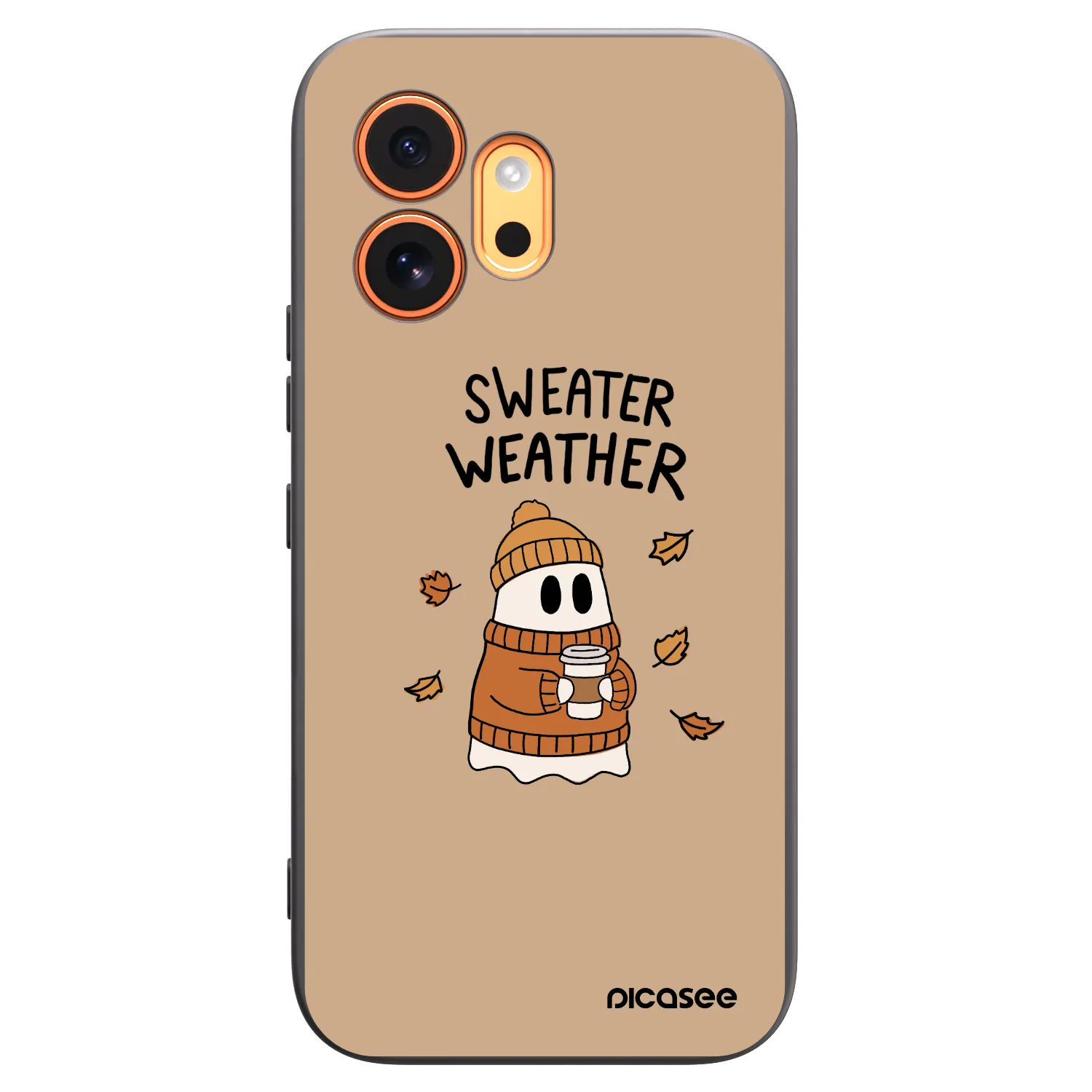Picasee fekete szilikon tok az alábbi mobiltelefonokra Honor 600 - Sweater ghost