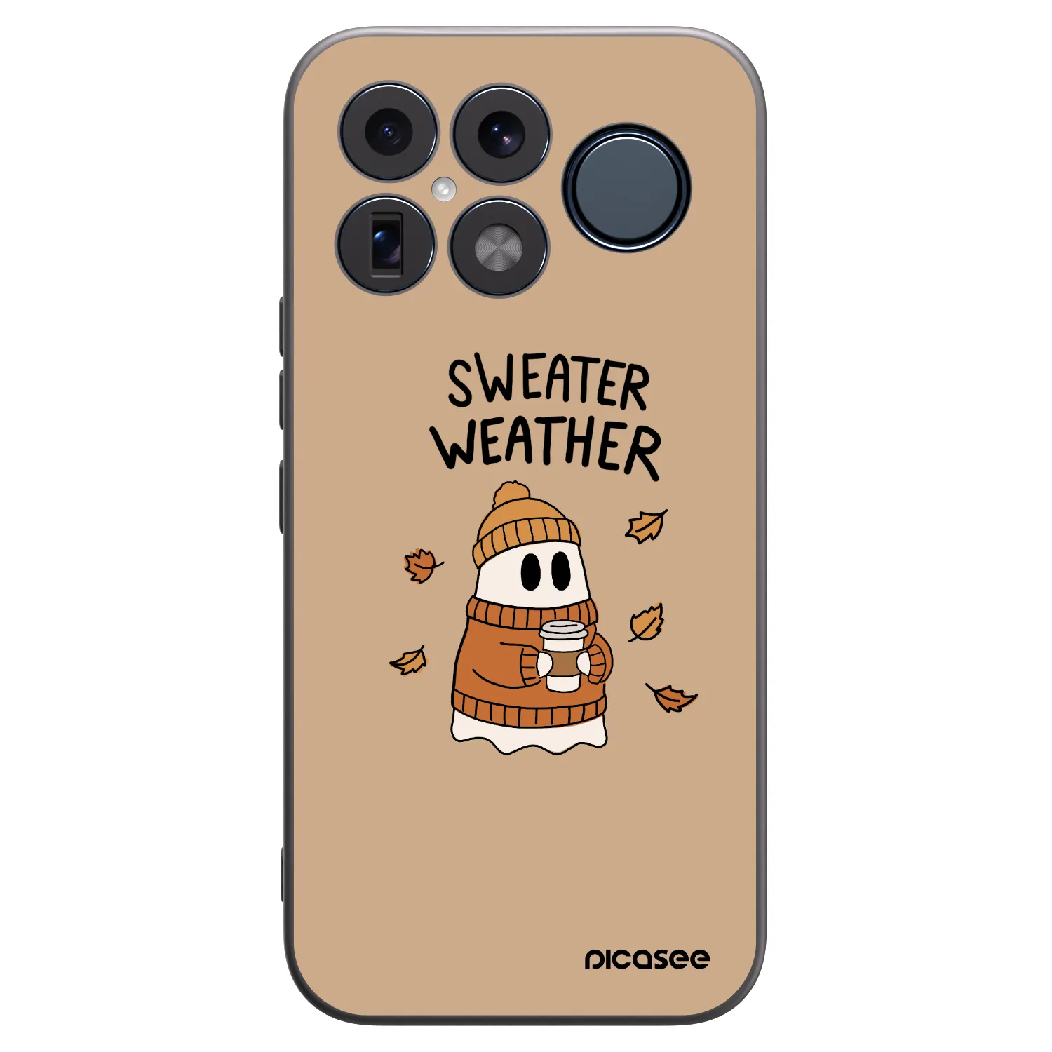 Picasee fekete szilikon tok az alábbi mobiltelefonokra Xiaomi Poco F8 Ultra - Sweater ghost