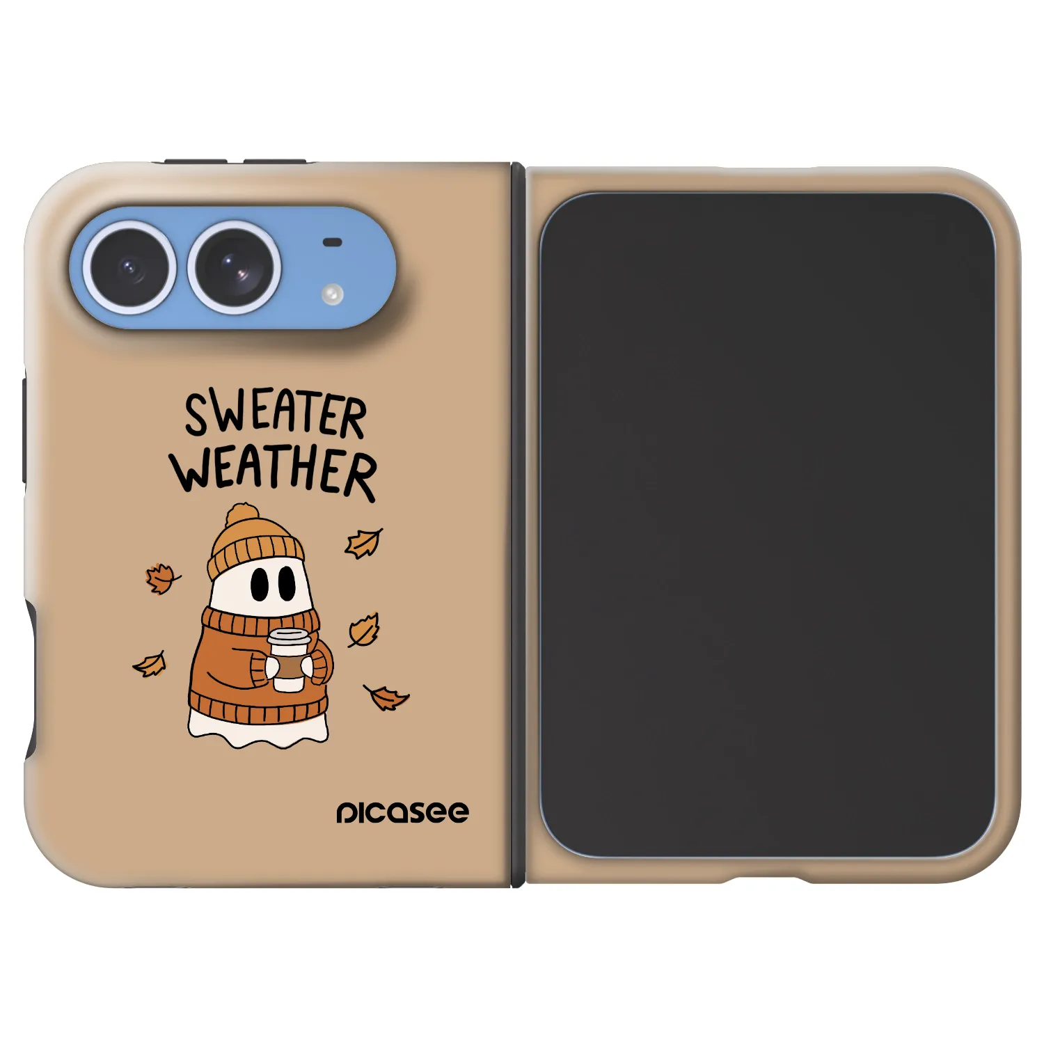 Picasee Fashion Case MagSafe Apple iPhone Duo - Sweater ghost