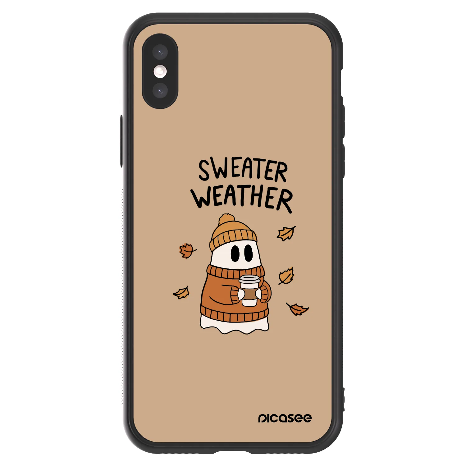 Picasee ULTIMATE CASE Apple iPhone X/XS - készülékre - Sweater ghost