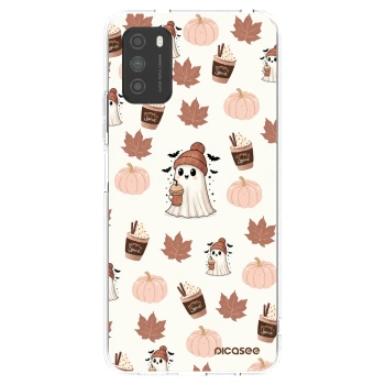 Picasee átlátszó szilikon tok az alábbi mobiltelefonokra Xiaomi Poco M3 - Pumpkin spice