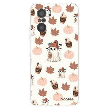 Picasee átlátszó szilikon tok az alábbi mobiltelefonokra Xiaomi Poco F3 - Pumpkin spice