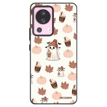 Picasee fekete szilikon tok az alábbi mobiltelefonokra Xiaomi 13 Lite - Pumpkin spice