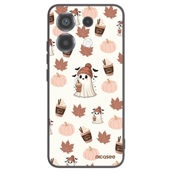 Picasee fekete szilikon tok az alábbi mobiltelefonokra Xiaomi Poco X6 - Pumpkin spice