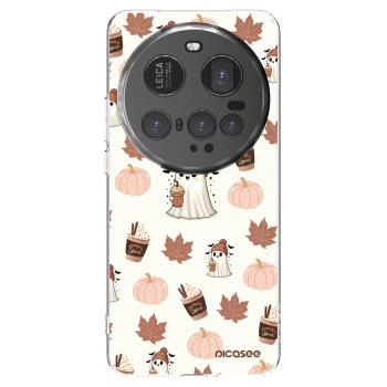 Picasee átlátszó szilikon tok az alábbi mobiltelefonokra Xiaomi 15 Ultra - Pumpkin spice