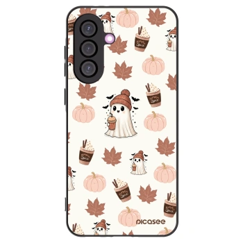 Picasee fekete szilikon tok az alábbi mobiltelefonokra Samsung Galaxy A36 5G - Pumpkin spice