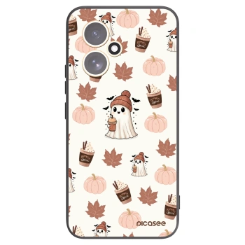 Picasee fekete szilikon tok az alábbi mobiltelefonokra Honor 400 5G - Pumpkin spice