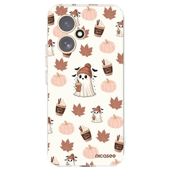 Picasee átlátszó szilikon tok az alábbi mobiltelefonokra Honor 400 5G - Pumpkin spice