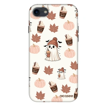 Szilikon tok erre a típusra Apple iPhone SE 2022 - Pumpkin spice