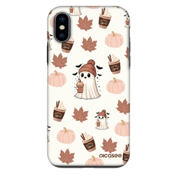 Szilikon tok erre a típusra Apple iPhone X/XS - Pumpkin spice