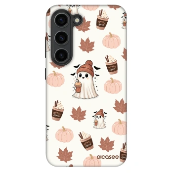 Szilikon tok erre a típusra Samsung Galaxy S23+ 5G - Pumpkin spice