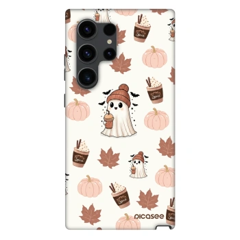 Szilikon tok erre a típusra Samsung Galaxy S24 Ultra S928B 5G - Pumpkin spice