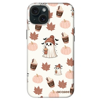 Szilikon tok erre a típusra Apple iPhone 15 Plus - Pumpkin spice