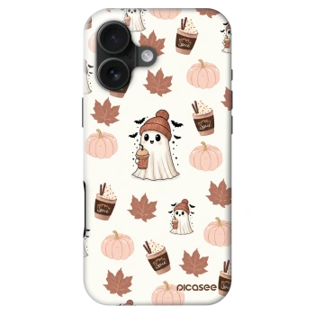 Szilikon tok erre a típusra Apple iPhone 16 - Pumpkin spice