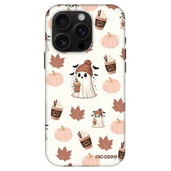 Szilikon tok erre a típusra Apple iPhone 16 Pro - Pumpkin spice