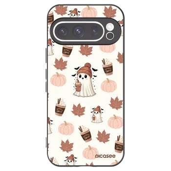 Picasee fekete szilikon tok az alábbi mobiltelefonokra Google Pixel 9 Pro XL - Pumpkin spice