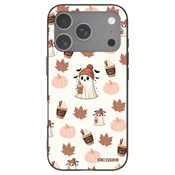 Picasee fekete szilikon tok az alábbi mobiltelefonokra Apple iPhone 18 Pro - Pumpkin spice