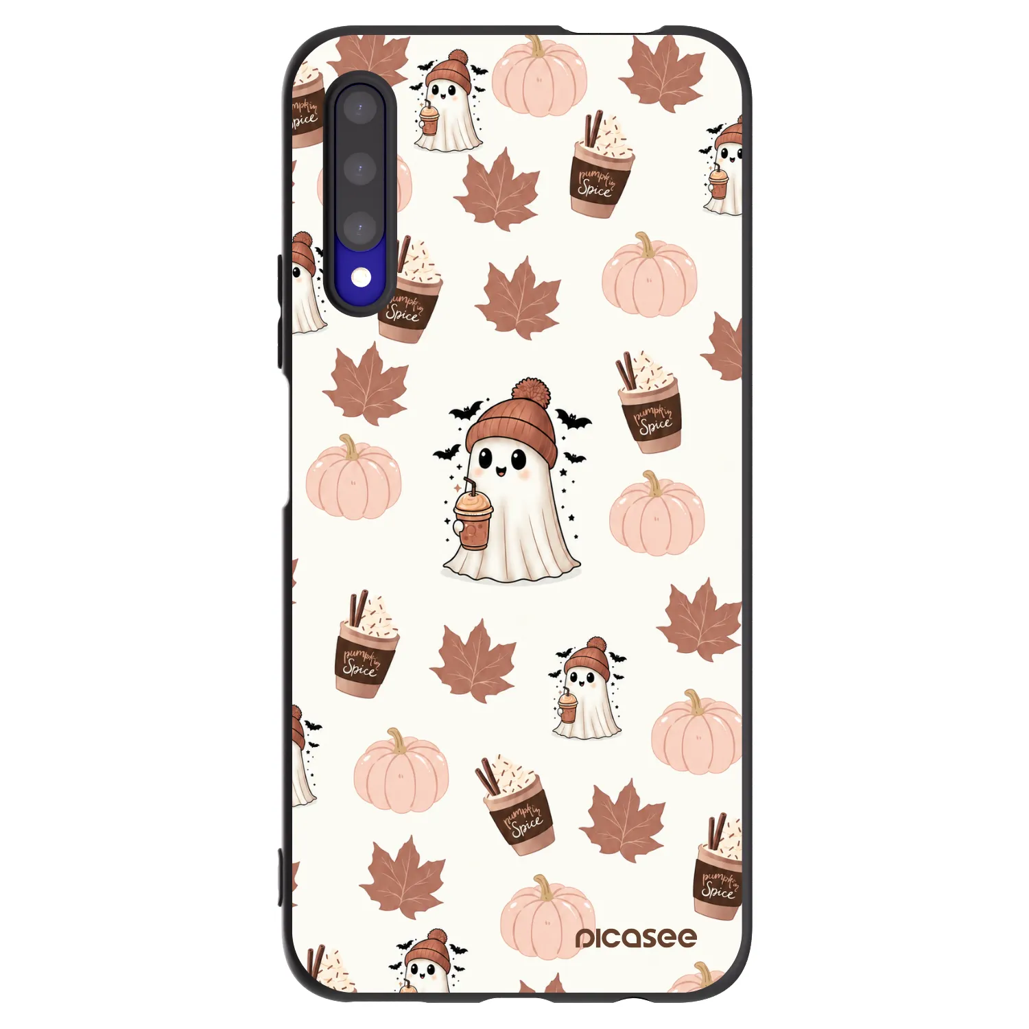 Picasee fekete szilikon tok az alábbi mobiltelefonokra Honor 9X Pro - Pumpkin spice