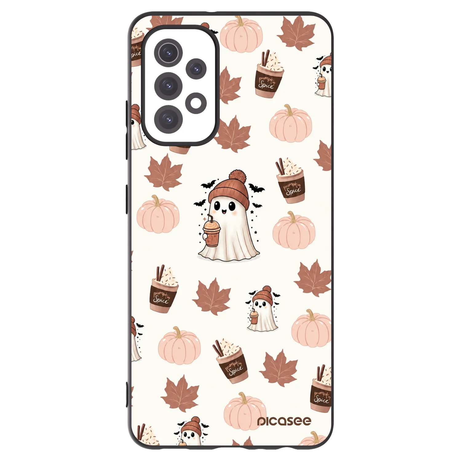 Picasee fekete szilikon tok az alábbi mobiltelefonokra Samsung Galaxy A32 5G A326B - Pumpkin spice