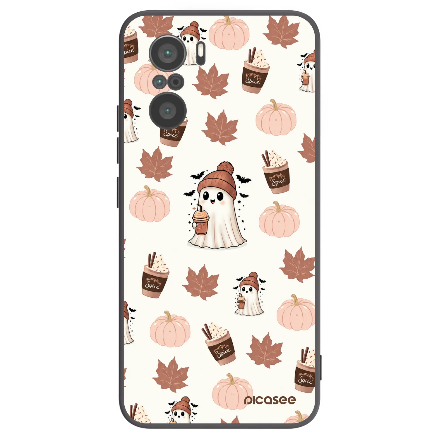 Picasee fekete szilikon tok az alábbi mobiltelefonokra Xiaomi Poco F3 - Pumpkin spice