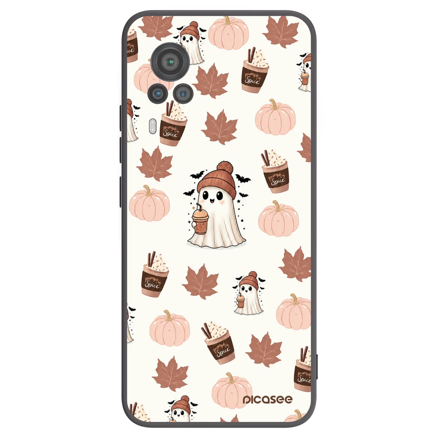 Picasee fekete szilikon tok az alábbi mobiltelefonokra Vivo X60 Pro 5G - Pumpkin spice