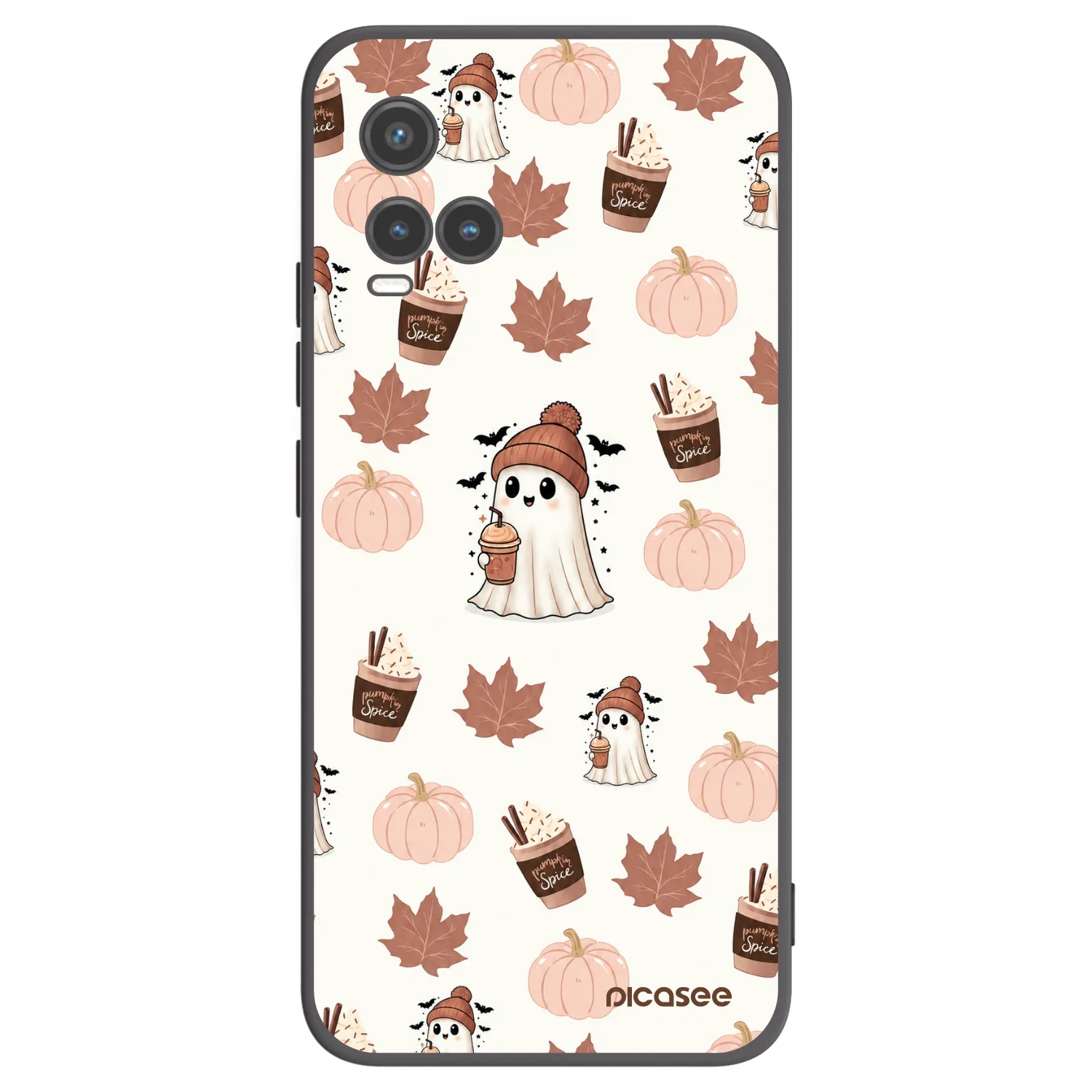 Picasee fekete szilikon tok az alábbi mobiltelefonokra Vivo Y33s - Pumpkin spice