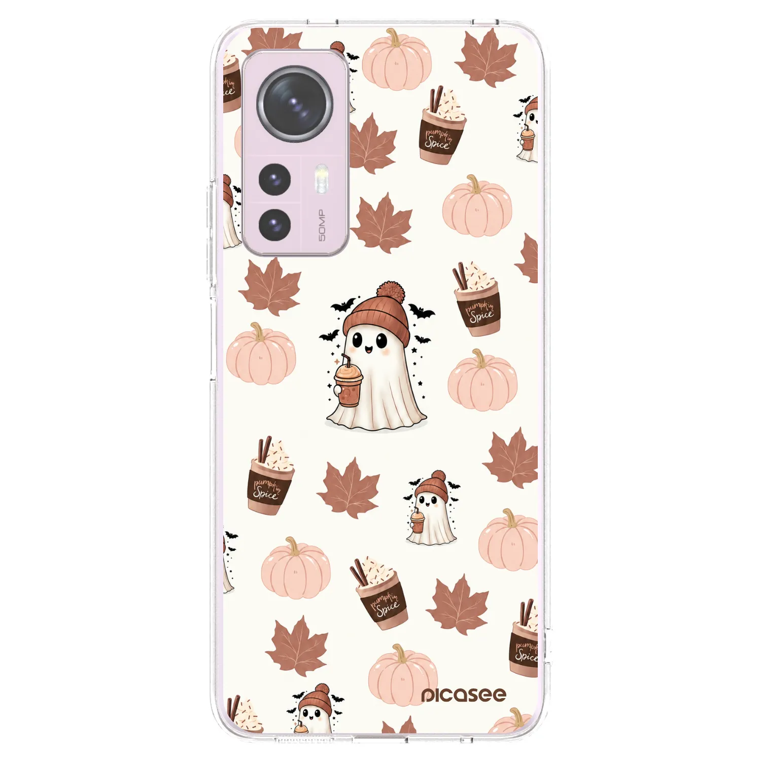 Picasee átlátszó szilikon tok az alábbi mobiltelefonokra Xiaomi 12 - Pumpkin spice