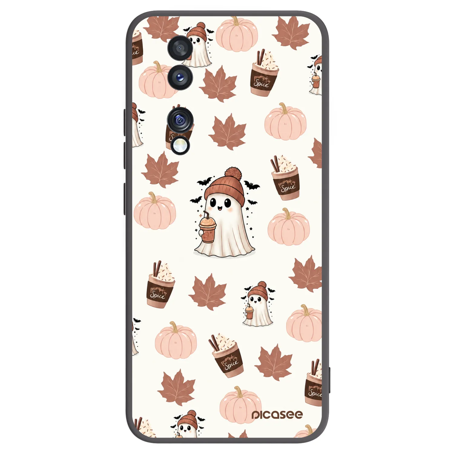 Picasee fekete szilikon tok az alábbi mobiltelefonokra Honor 70 - Pumpkin spice