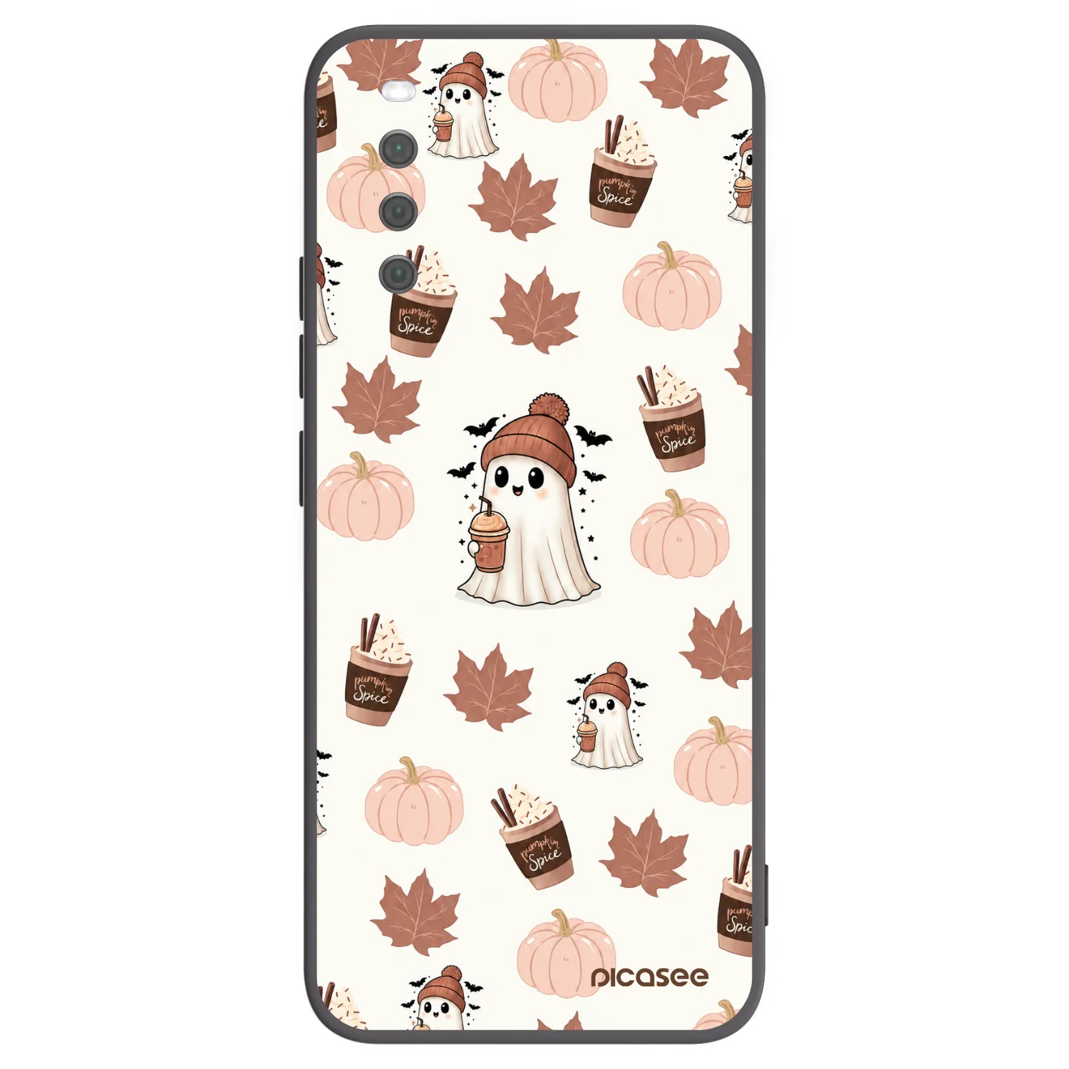 Picasee fekete szilikon tok az alábbi mobiltelefonokra Sony Xperia 10 III - Pumpkin spice