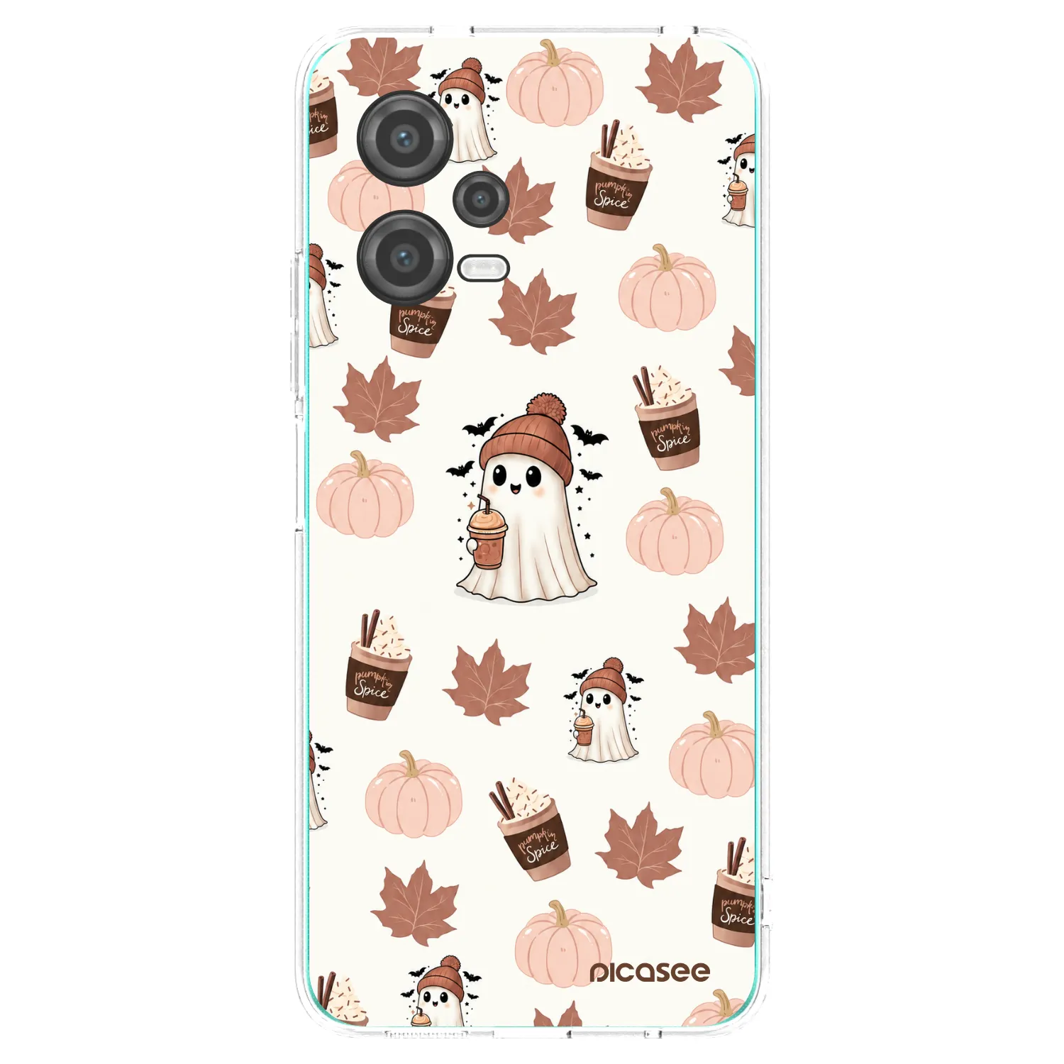 Picasee átlátszó szilikon tok az alábbi mobiltelefonokra Xiaomi Poco X5 - Pumpkin spice