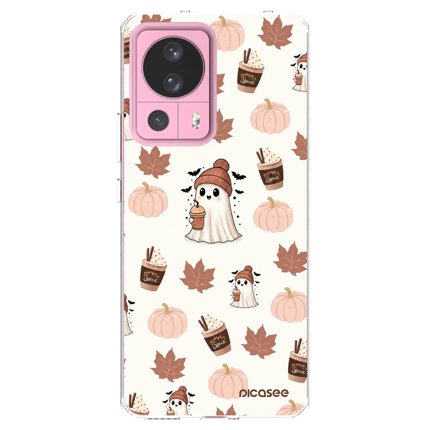 Picasee átlátszó szilikon tok az alábbi mobiltelefonokra Xiaomi 13 Lite - Pumpkin spice