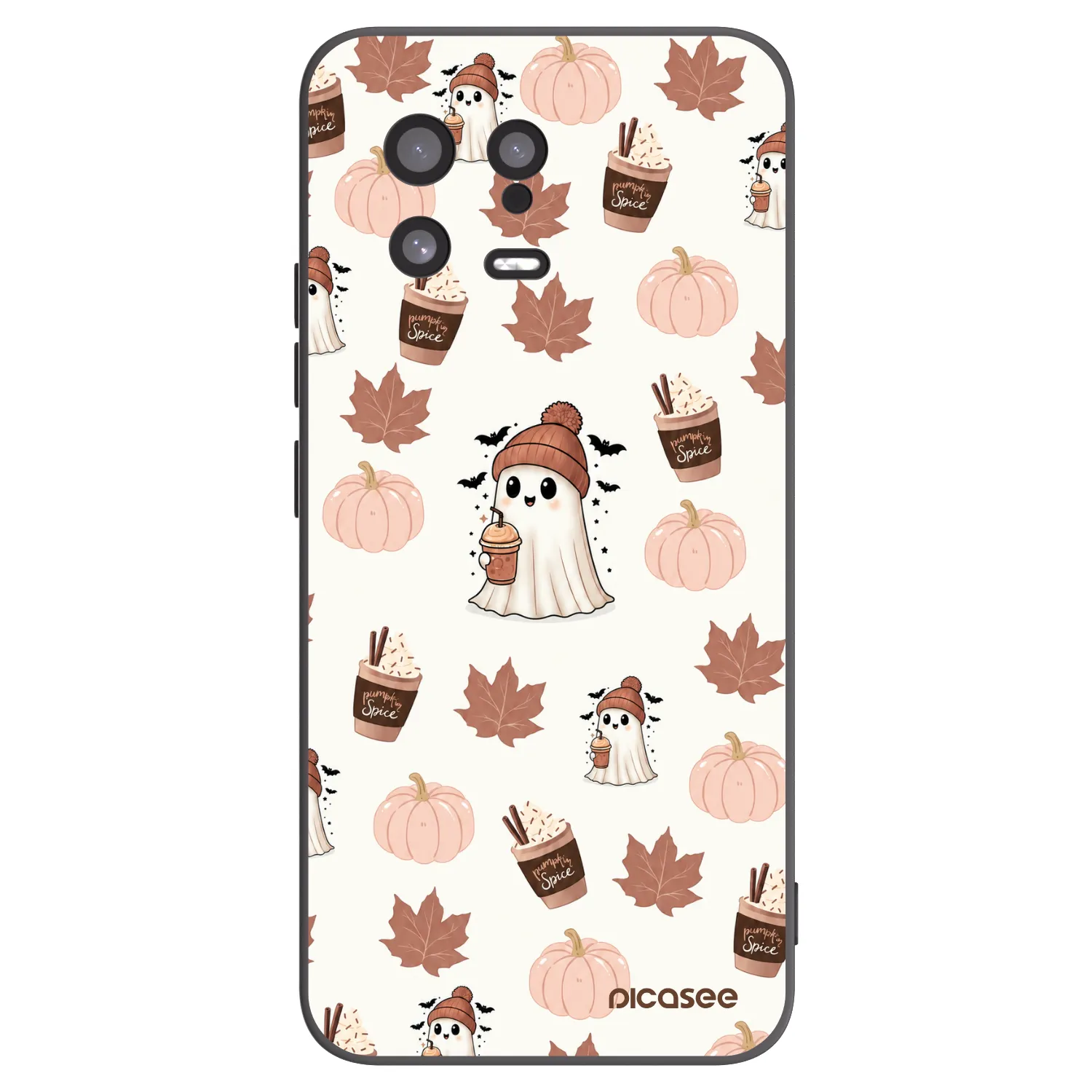 Picasee fekete szilikon tok az alábbi mobiltelefonokra Xiaomi 13 - Pumpkin spice