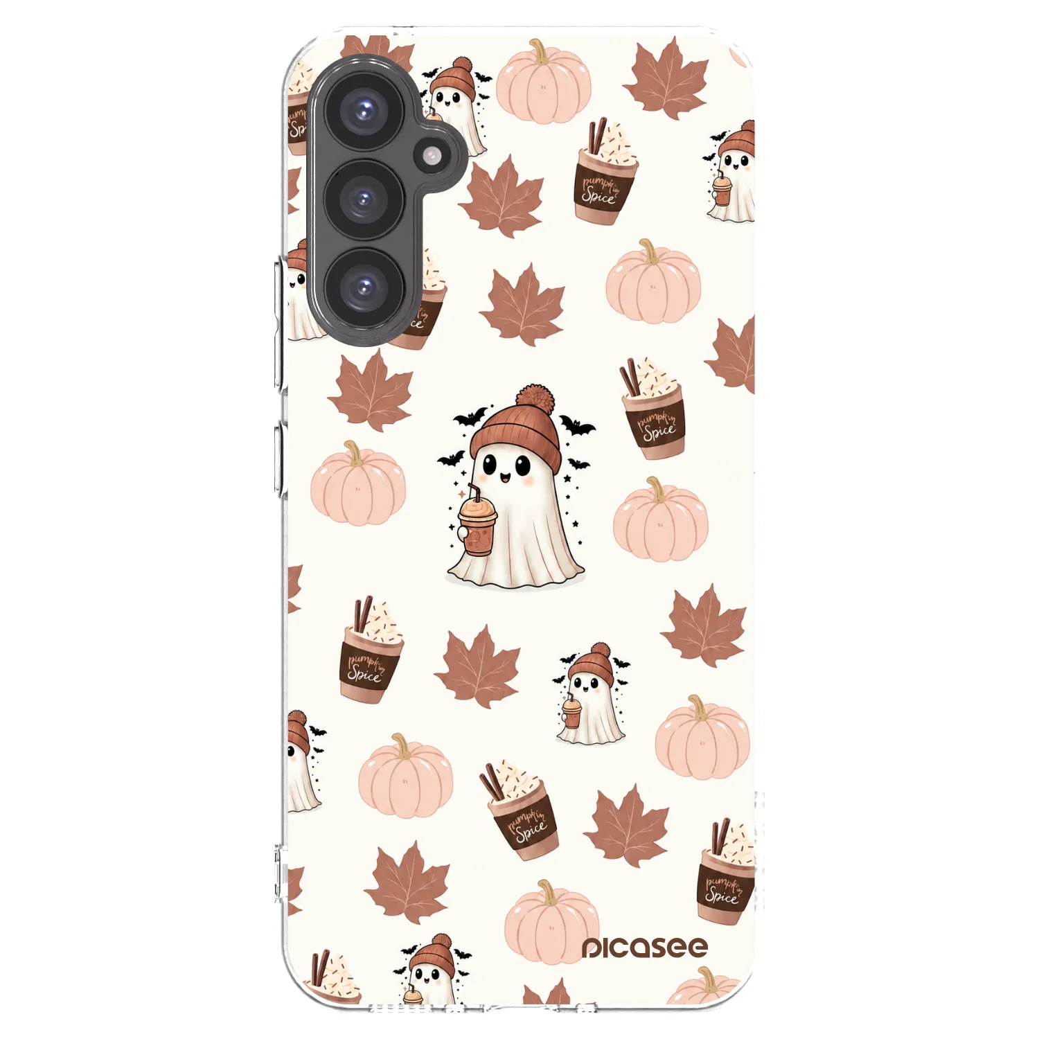 Picasee átlátszó szilikon tok az alábbi mobiltelefonokra Samsung Galaxy A34 5G A346B - Pumpkin spice