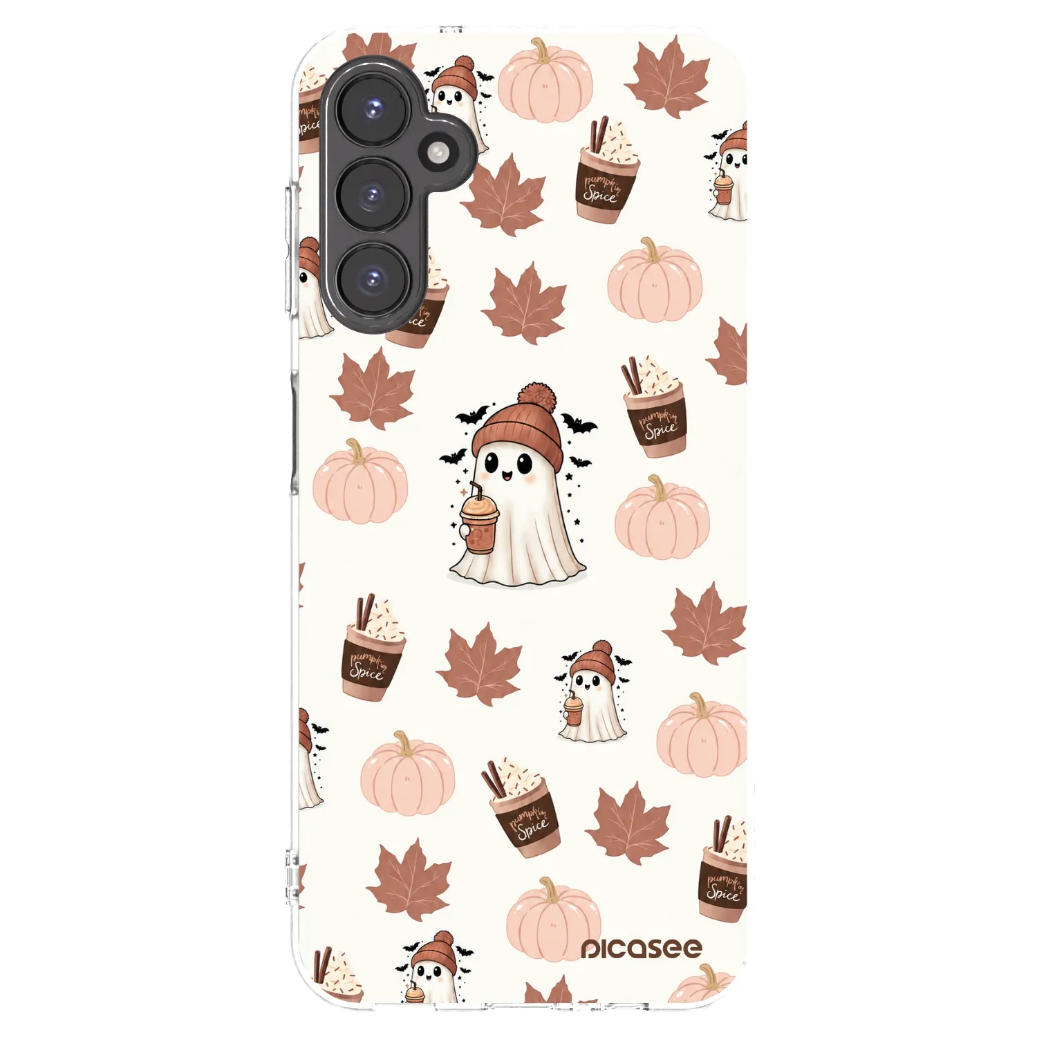 Picasee átlátszó szilikon tok az alábbi mobiltelefonokra Samsung Galaxy A14 5G A146P - Pumpkin spice