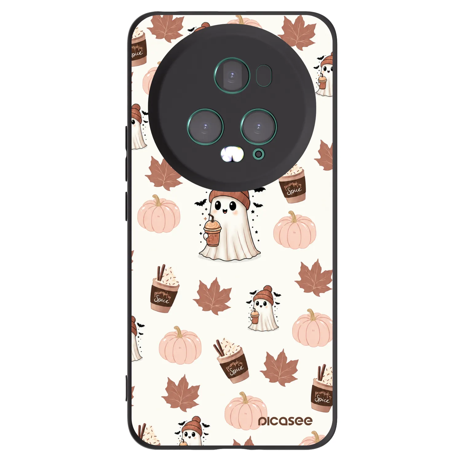 Picasee fekete szilikon tok az alábbi mobiltelefonokra Honor Magic5 Pro - Pumpkin spice