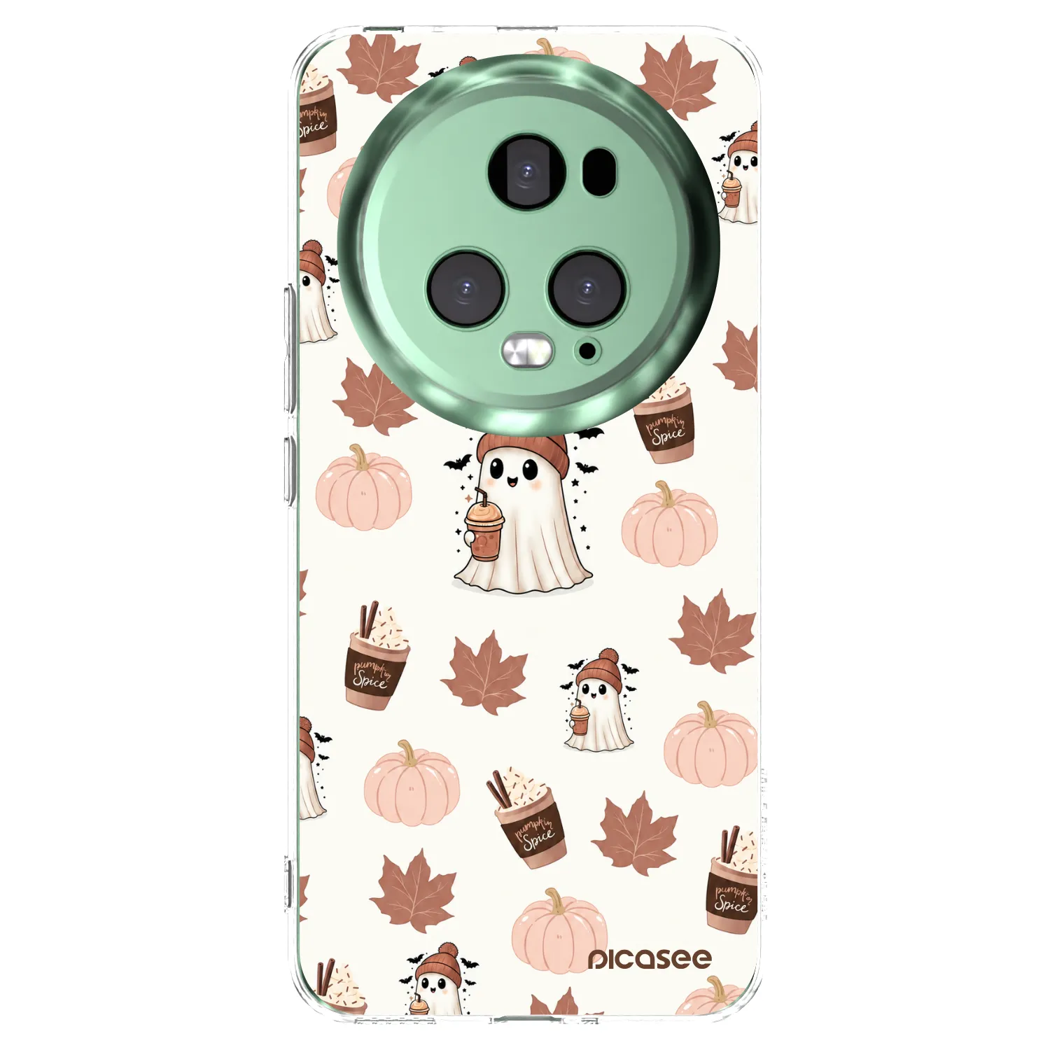 Picasee átlátszó szilikon tok az alábbi mobiltelefonokra Honor Magic5 Pro - Pumpkin spice