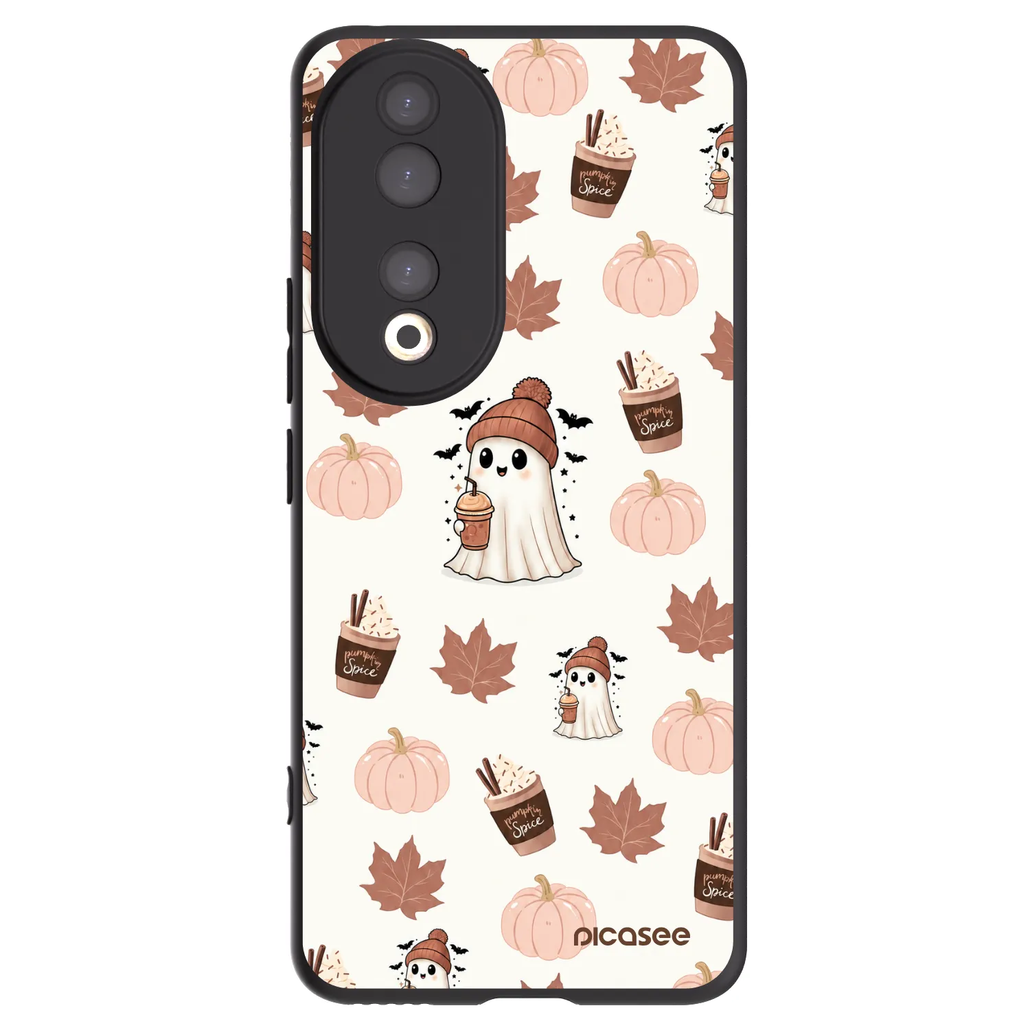 Picasee fekete szilikon tok az alábbi mobiltelefonokra Honor 90 5G - Pumpkin spice