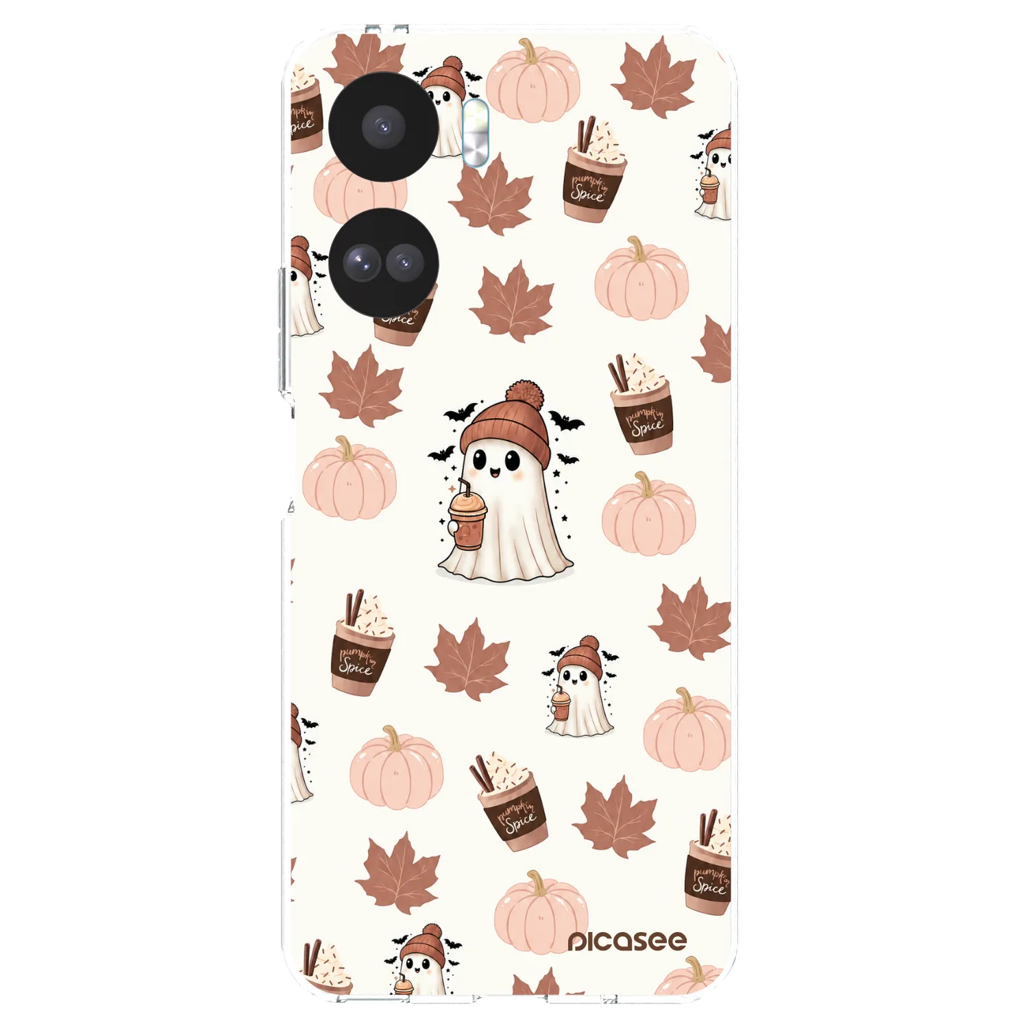 Picasee átlátszó szilikon tok az alábbi mobiltelefonokra Honor 90 Lite 5G - Pumpkin spice
