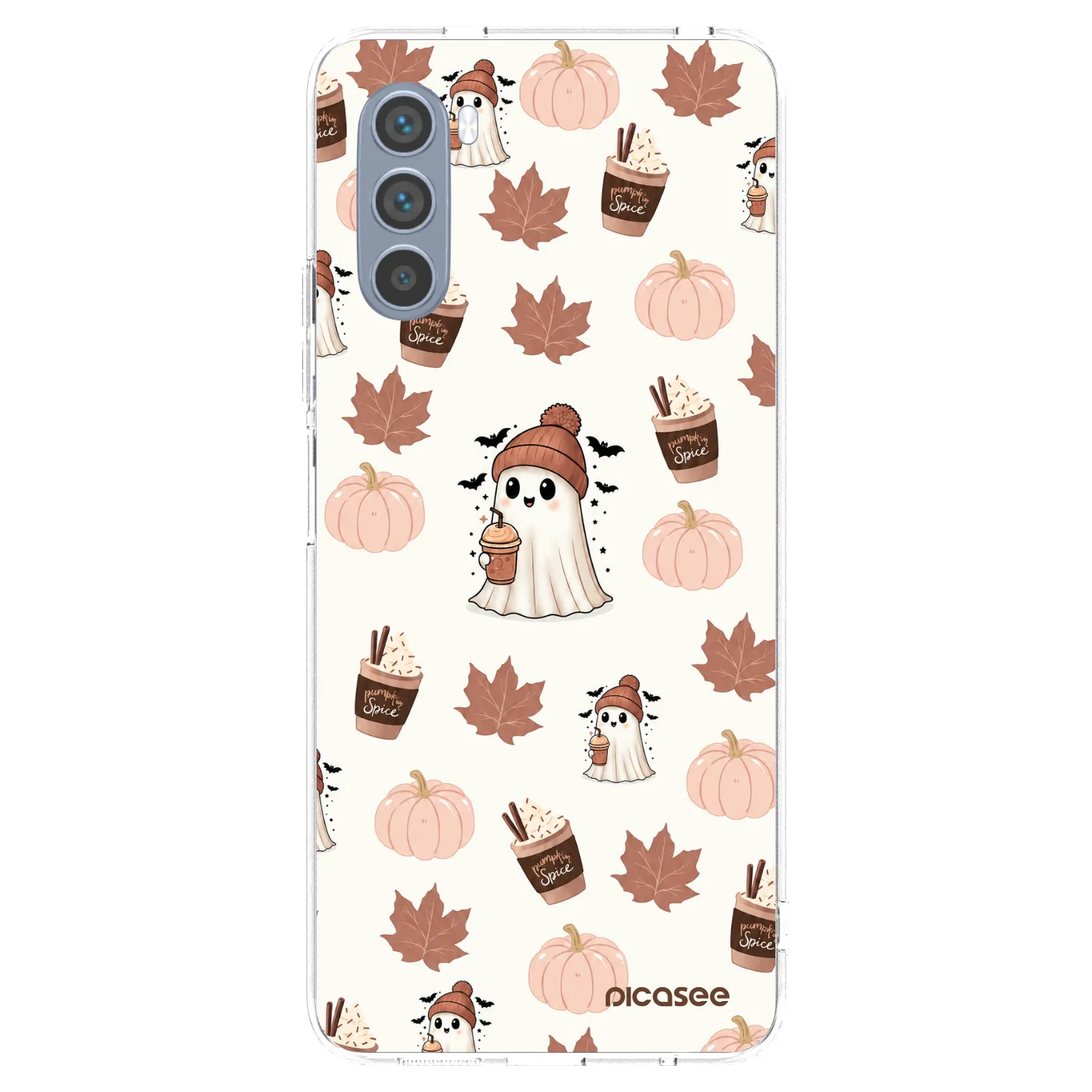 Picasee átlátszó szilikon tok az alábbi mobiltelefonokra Motorola Moto G62 - Pumpkin spice