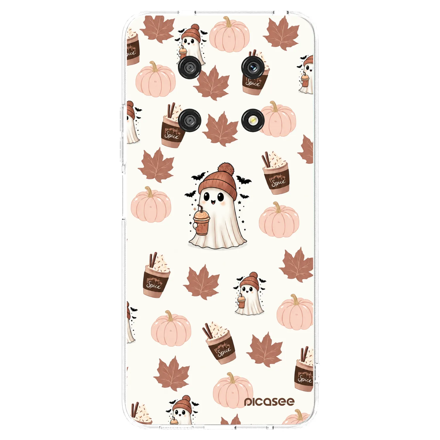 Picasee átlátszó szilikon tok az alábbi mobiltelefonokra Honor Magic4 Lite 5G - Pumpkin spice