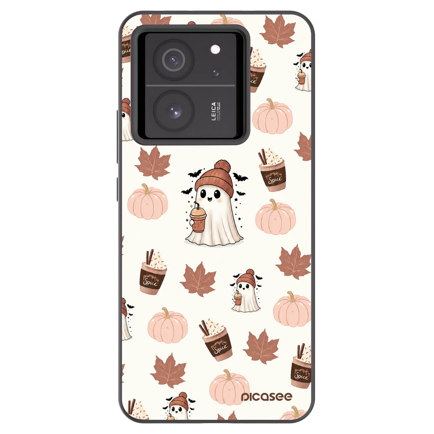 Picasee fekete szilikon tok az alábbi mobiltelefonokra Xiaomi 13T Pro - Pumpkin spice