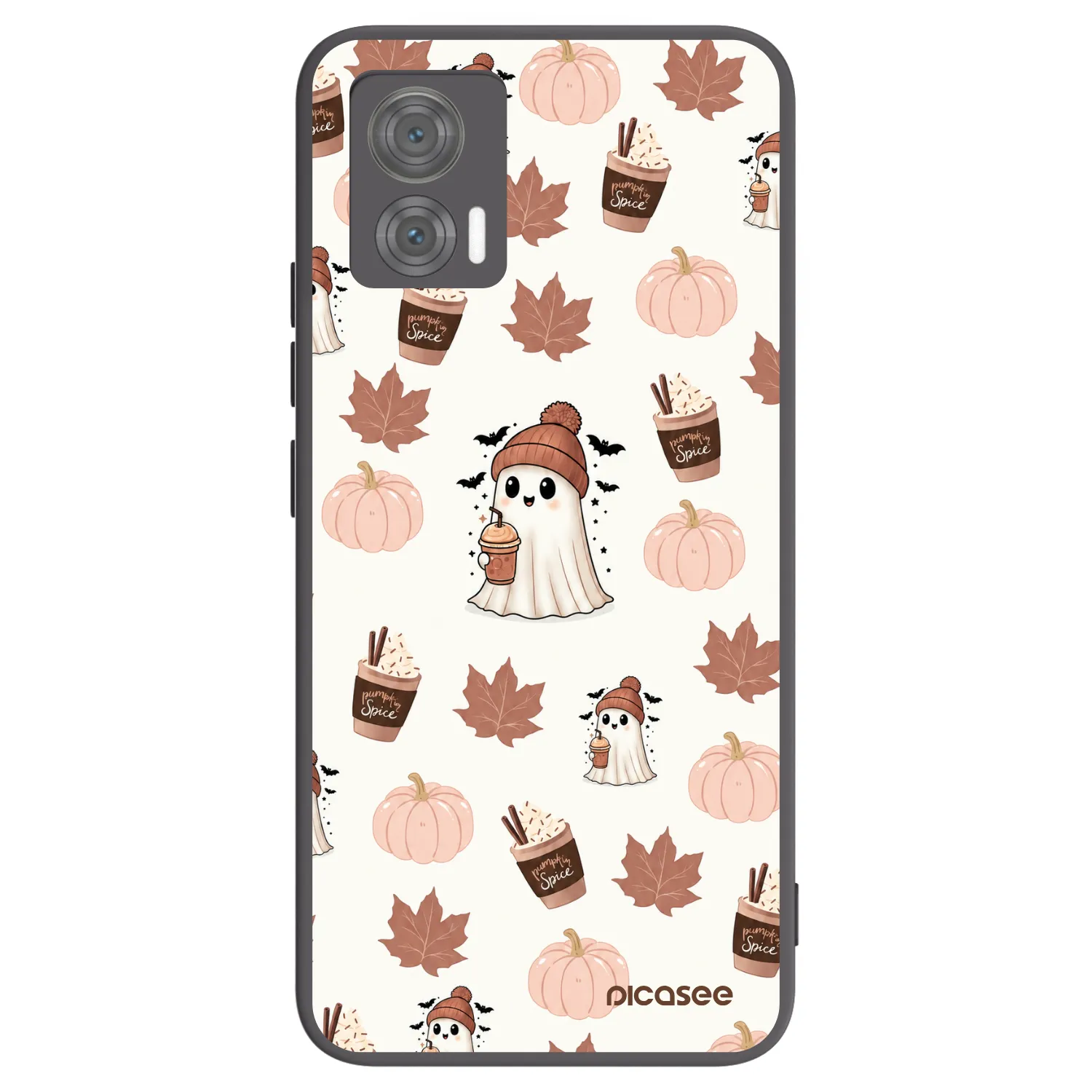 Picasee fekete szilikon tok az alábbi mobiltelefonokra Motorola Edge 30 Neo - Pumpkin spice