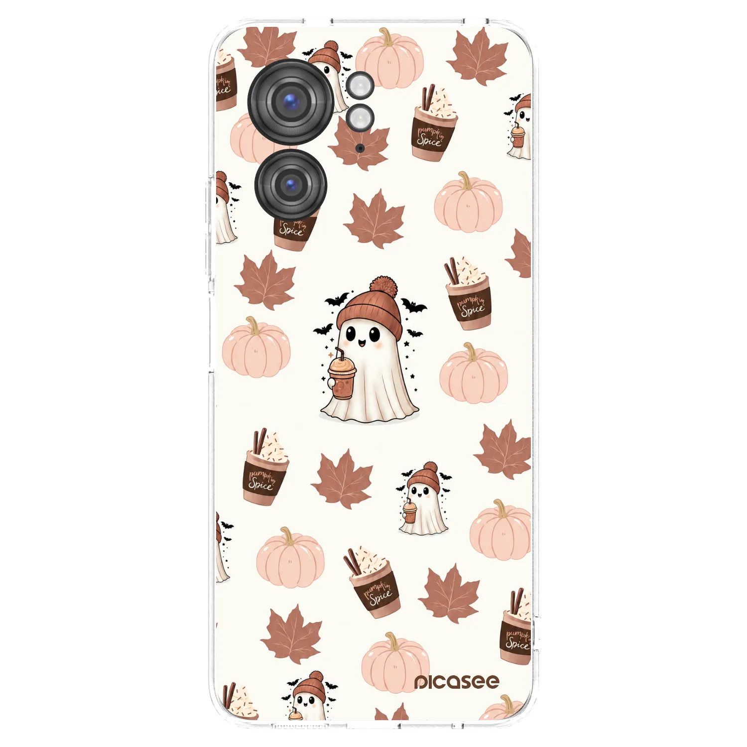 Picasee átlátszó szilikon tok az alábbi mobiltelefonokra Motorola Edge 40 - Pumpkin spice