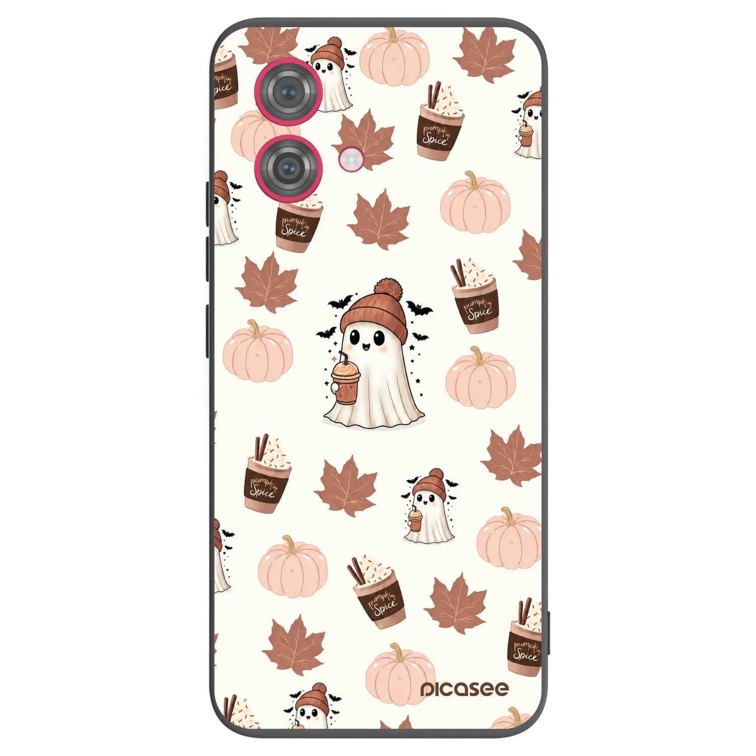 Picasee fekete szilikon tok az alábbi mobiltelefonokra Motorola Moto G84 5G - Pumpkin spice