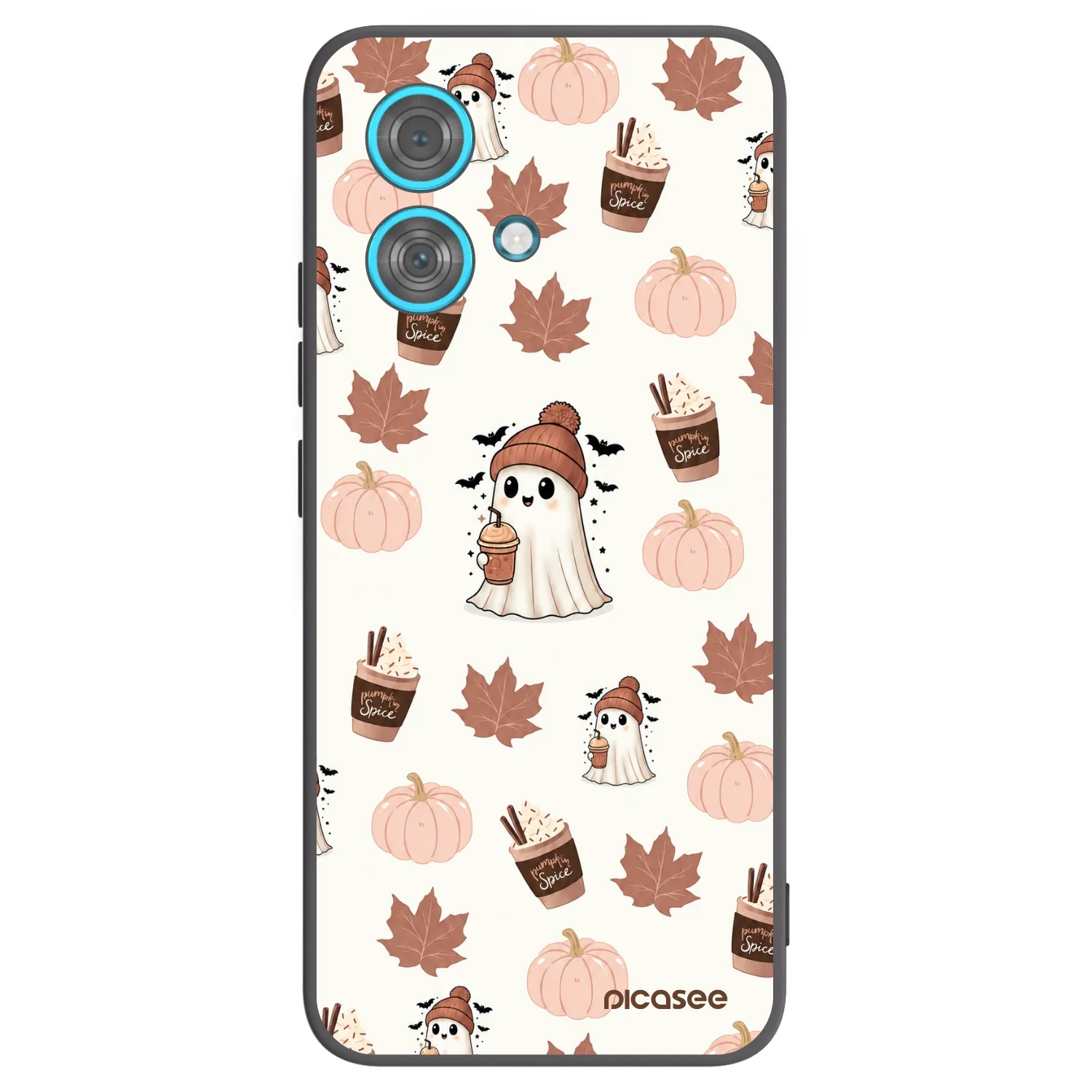 Picasee fekete szilikon tok az alábbi mobiltelefonokra Motorola Edge 40 Neo - Pumpkin spice