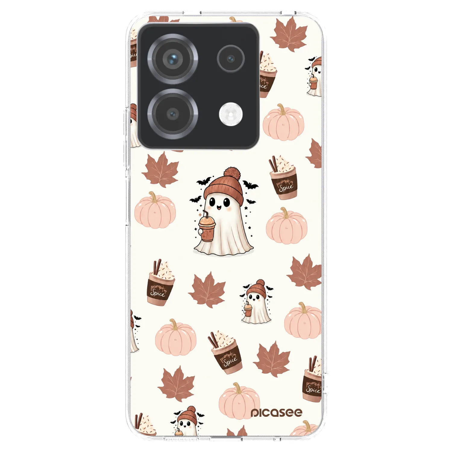 Picasee átlátszó szilikon tok az alábbi mobiltelefonokra Xiaomi Poco X6 - Pumpkin spice