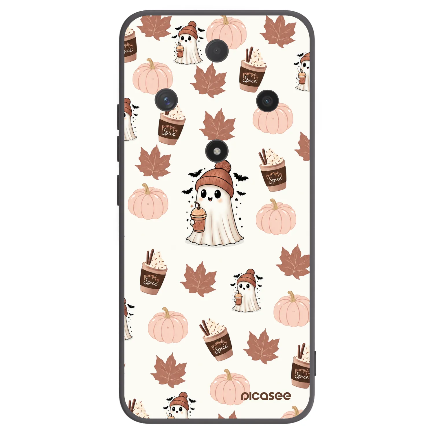 Picasee fekete szilikon tok az alábbi mobiltelefonokra Honor Magic6 Lite 5G - Pumpkin spice